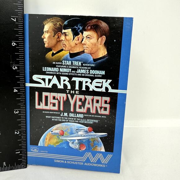 Star Trek Audiobook Cassette Lost Years Nimoy Doohan J.M. Dillard Vintage Sci-Fi - Picture 6 of 8